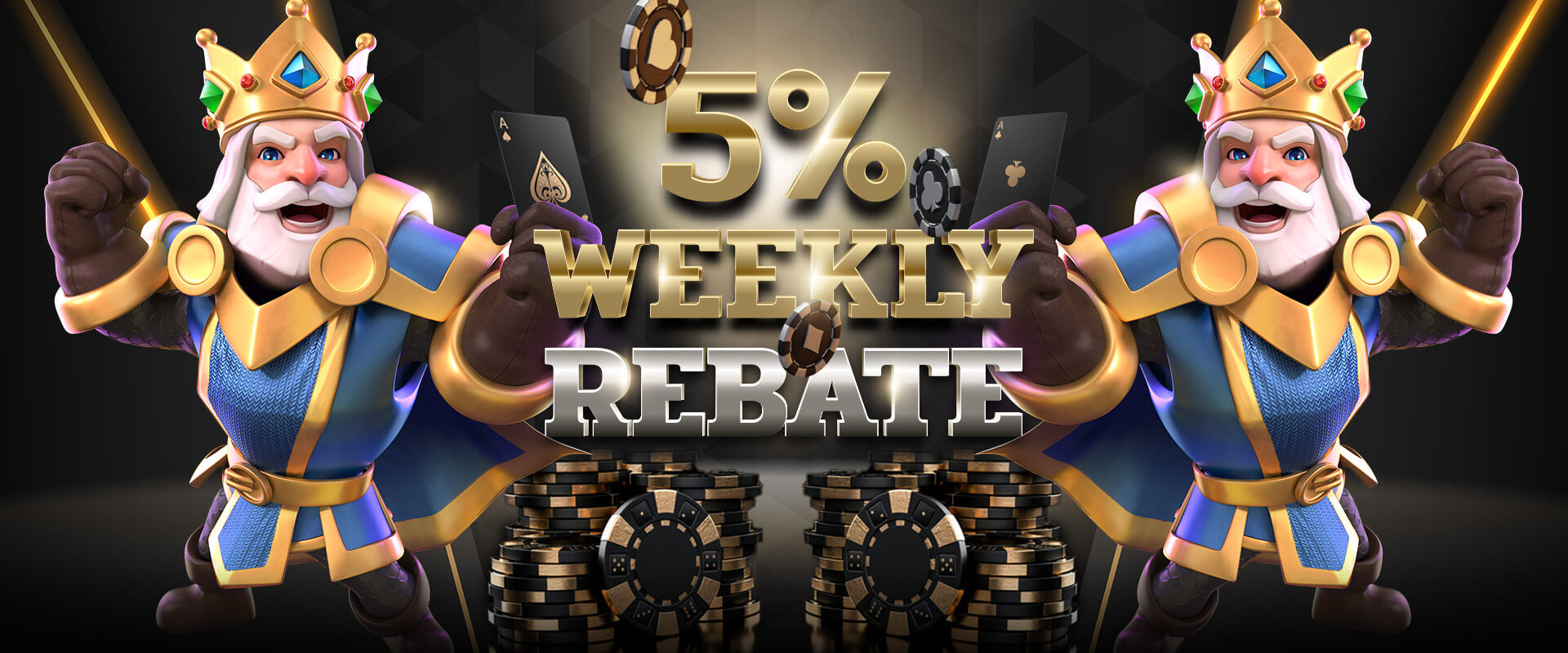 5% WEEKLY REBATE